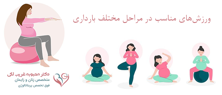 ورزش‌های مناسب در مراحل مختلف بارداری